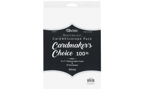 20PK 100LB 5X7 CARD & ENVELOPE